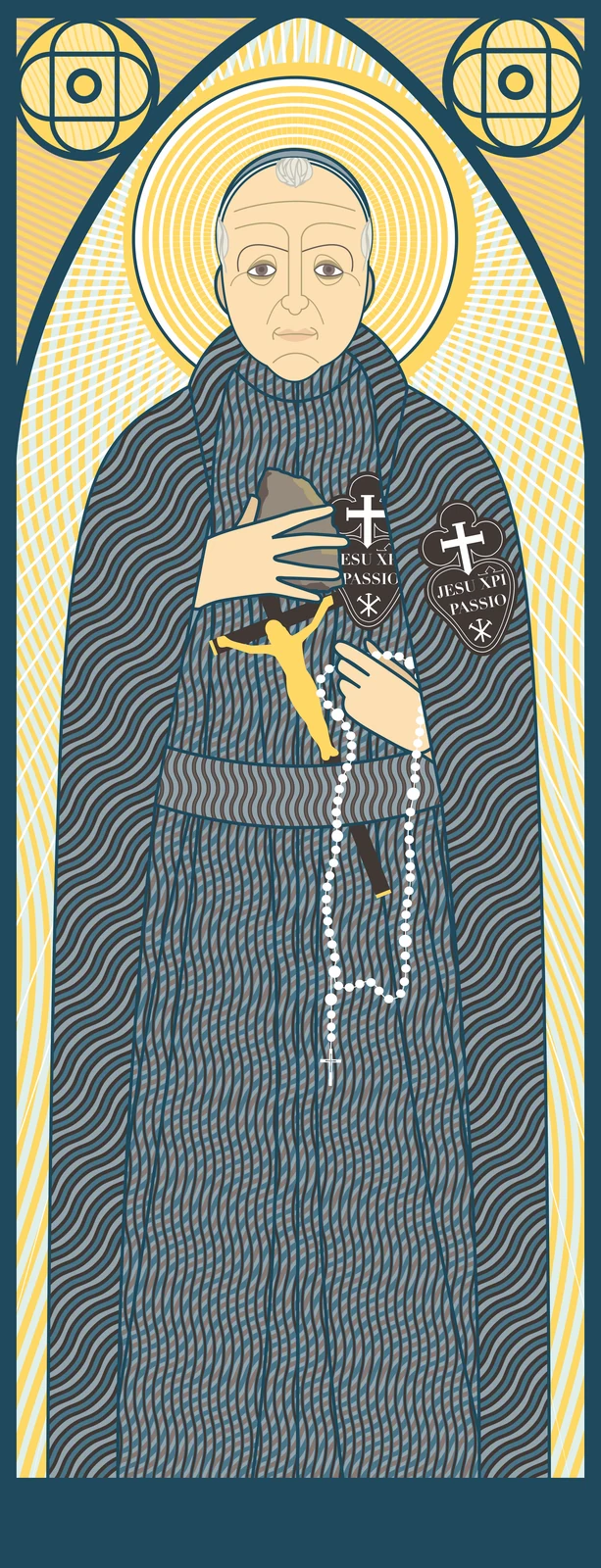 Illustrated portrait of Blessed Dominic Barberi