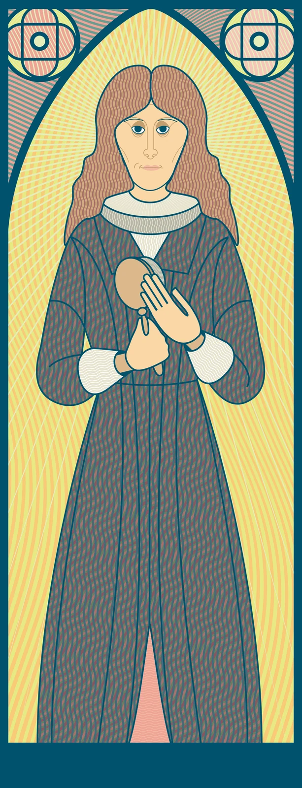 Illustrated portrait of Venerable Mary Ward